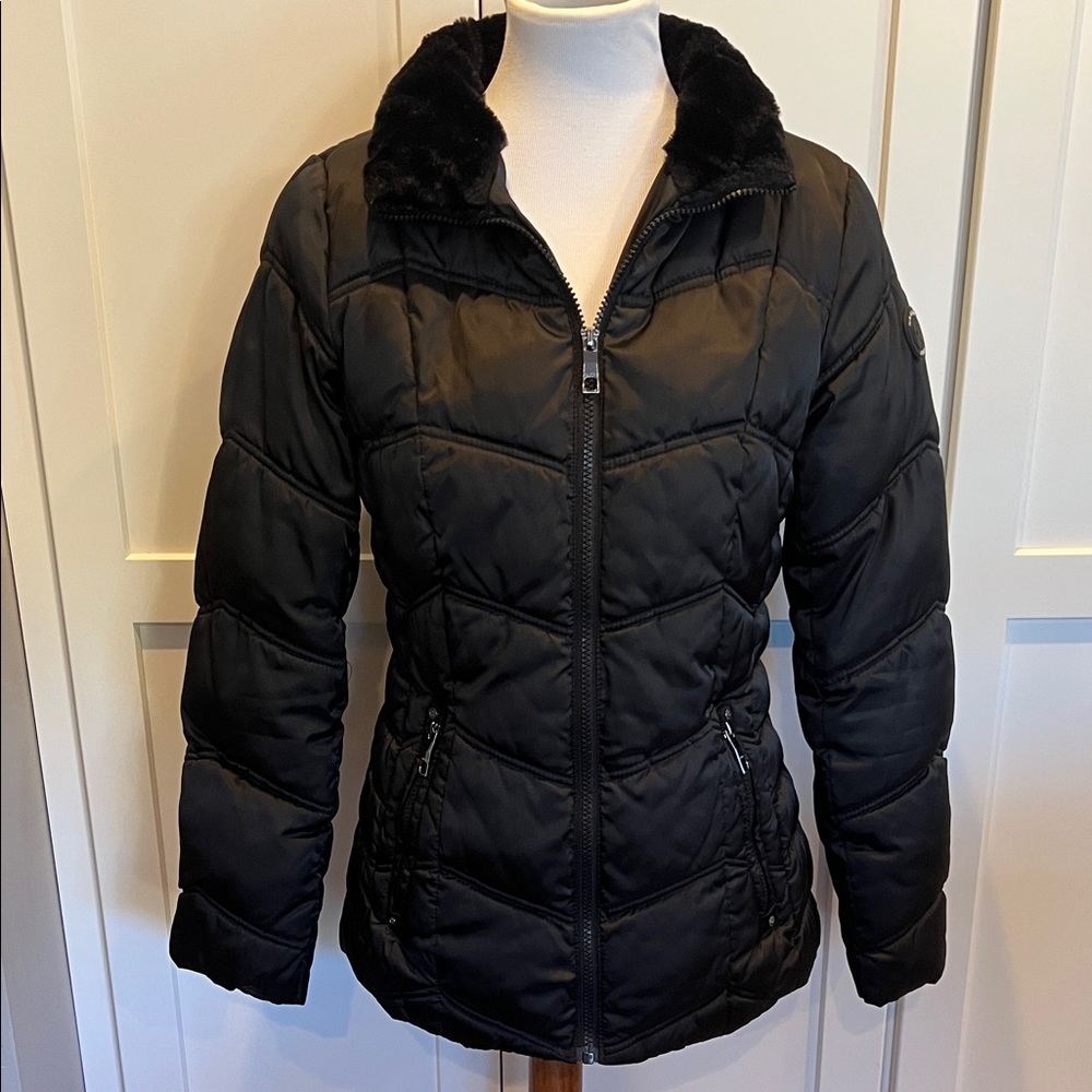 NWOT Nautica Women's Black Puffer Jacket Size S